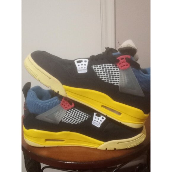 Size 8 - Jordan 4 Retro x Union LA Mid Off Noir Mens DC9533-001 - Picture 11 of 12